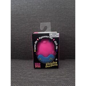 Nee Doh Chicka DeeDoos Tactile Squeeze Toy Pink Blue